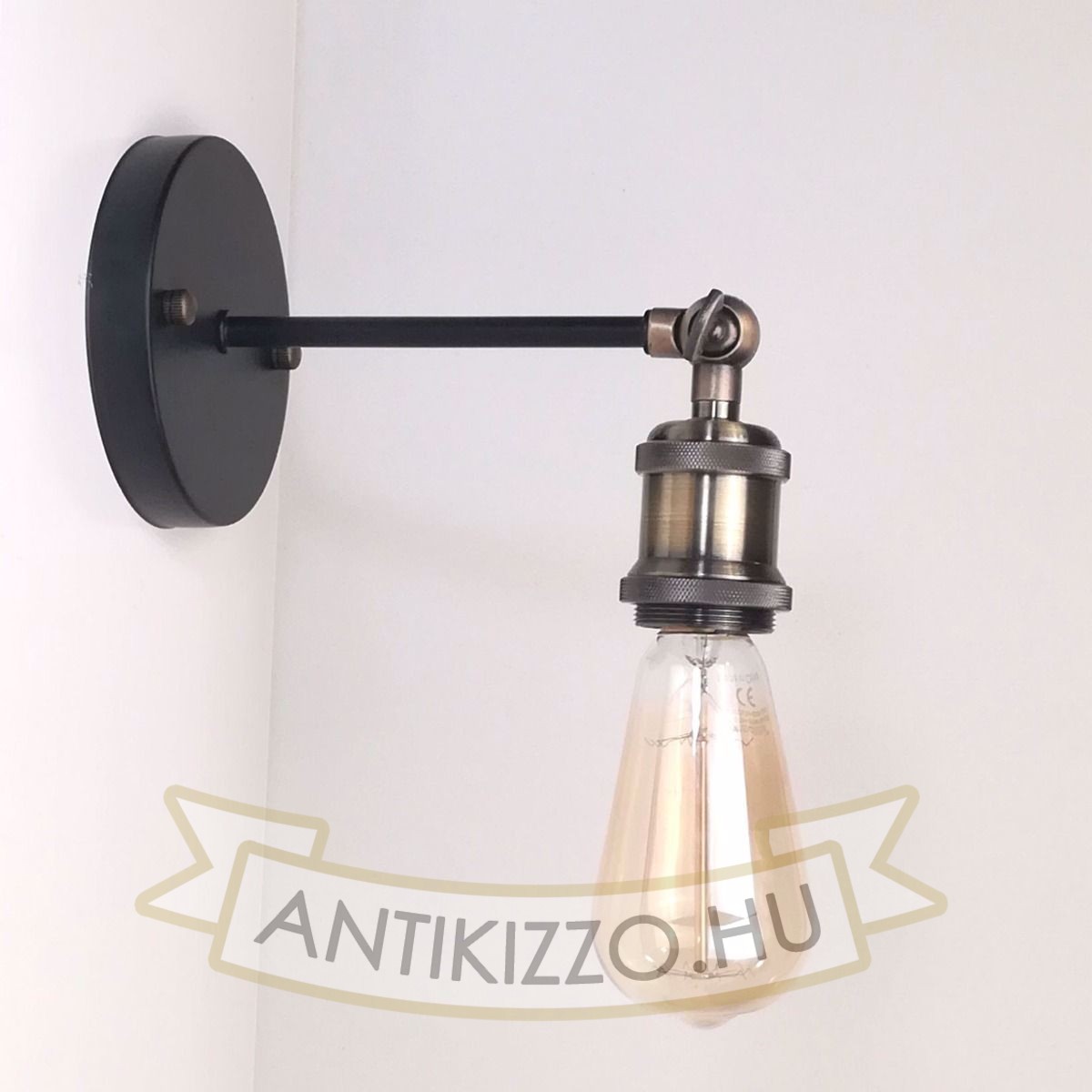 Antik bronz / matt fekete