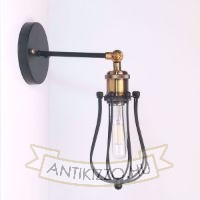 antik-fali-lampa-csepp-alaku-raccsal