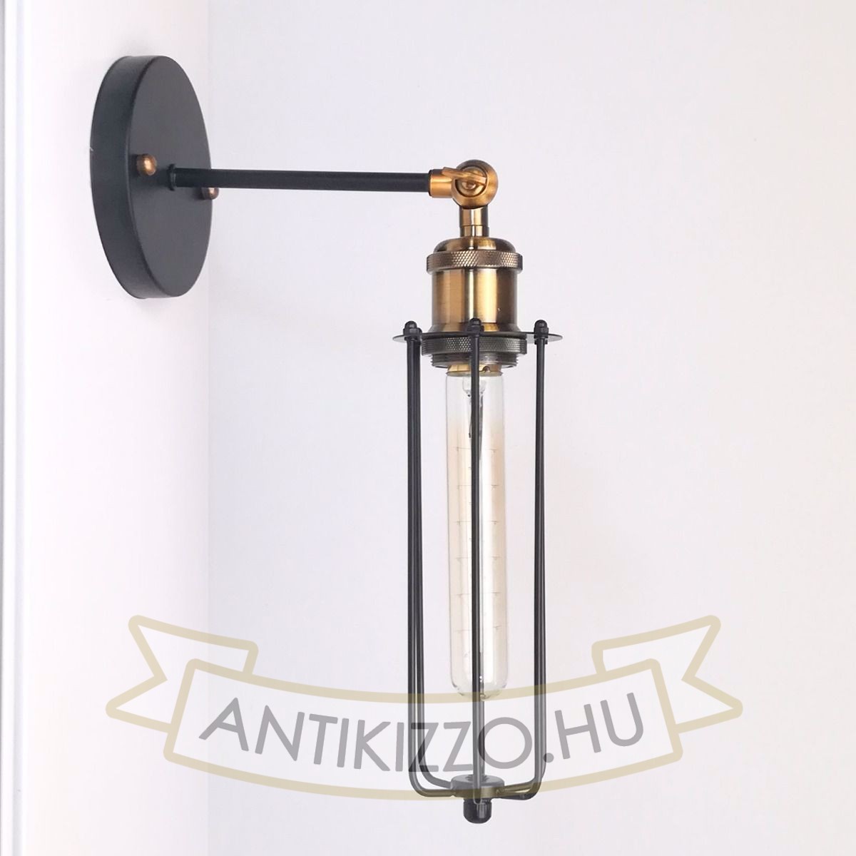 Antik sárgaréz / matt fekete