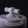 Falon kívüli porcelán kapcsoló textilkábeles szereléshez