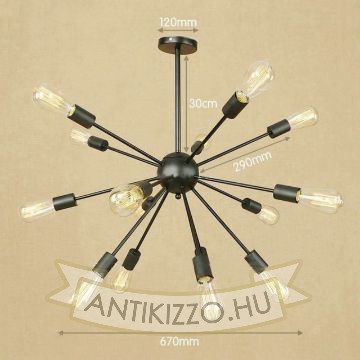 antik-15-karu-csillar-lampa