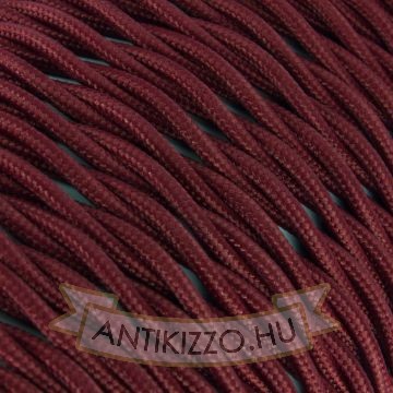 fonott-textilkabel-szovetkabel-antik-vezetek-bordo-2x075