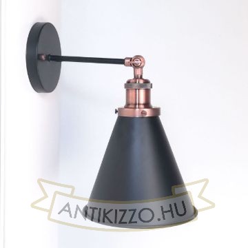 antik-fali-lampa-matt-fekete-antik-vorosrez-szin-olvaso-buraval