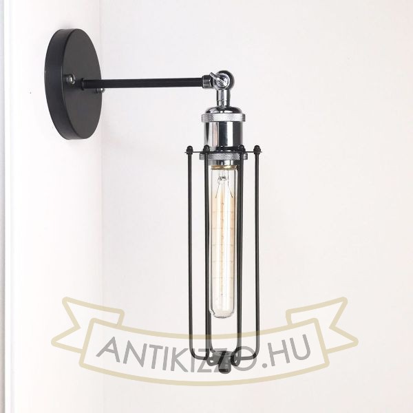 antik-fali-lampa-matt-fekete-fenyes-krom-szin-csepp-alaku-raccsal