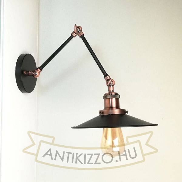 antik-fali-olvaso-lampa-matt-fekete-antik-vorosrez-szin-lapos-buraval