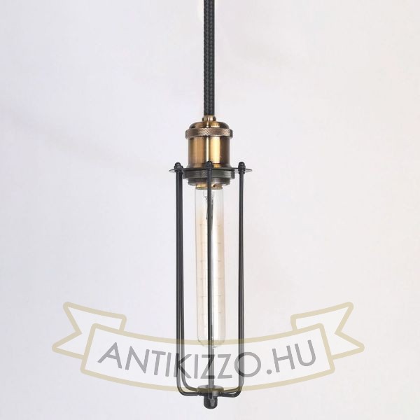 antik-fuggesztek-lampa-matt-fekete-antik-sargarez-szin-hosszu-raccsal