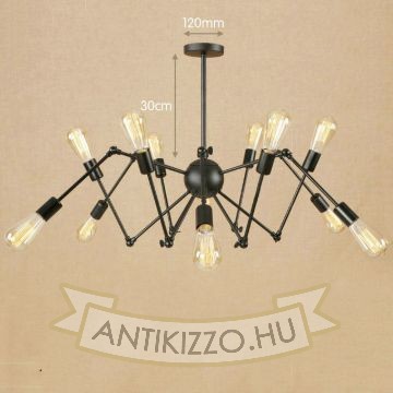 antik-12-karu-csillar-lampa