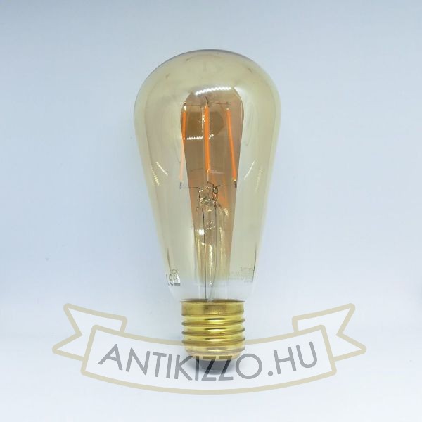 LED filament dekor izzó antikolt - ST64 - 4 watt