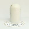 Fehér E27 pattintós foglalat M10x1 menettel