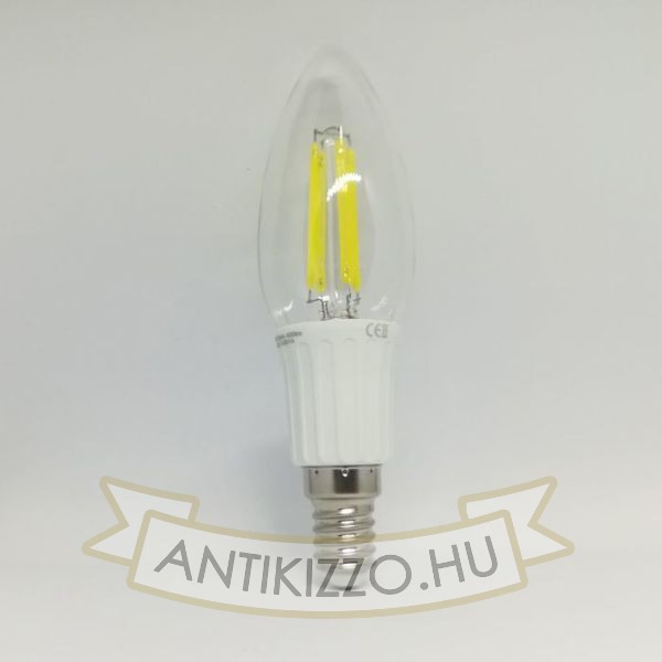 LED filament dekor izzó - C35 - 4 watt E14