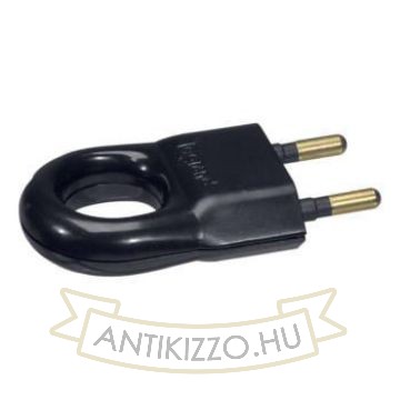 Legrand 050163 fekete földeletlen csatlakozódugó
