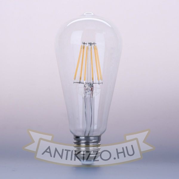LED Filament dekor izzó - ST64 - 4W - E27 480LM