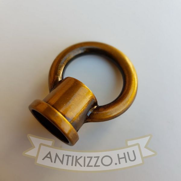 Lámpa tartógyűrű antik sárgaréz - belső menetes 18mm