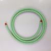 Textilkábel, szövetkábel, antik vezeték, fehér-zöld tarka vasalókábel - 2x0,75