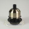 Vintage Edison foglalat textilkábelhez – antik bronz