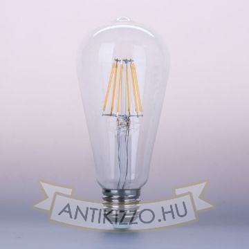LED Filament dekor izzó - ST64 - 8W - E27 900LM