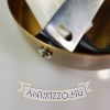 Plafontárcsa mennyezetirózsa 100mm antikolt sárgaréz színű, oldal rögzítős