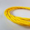 Fonott Textilvezeték, sárga - 3x0,75