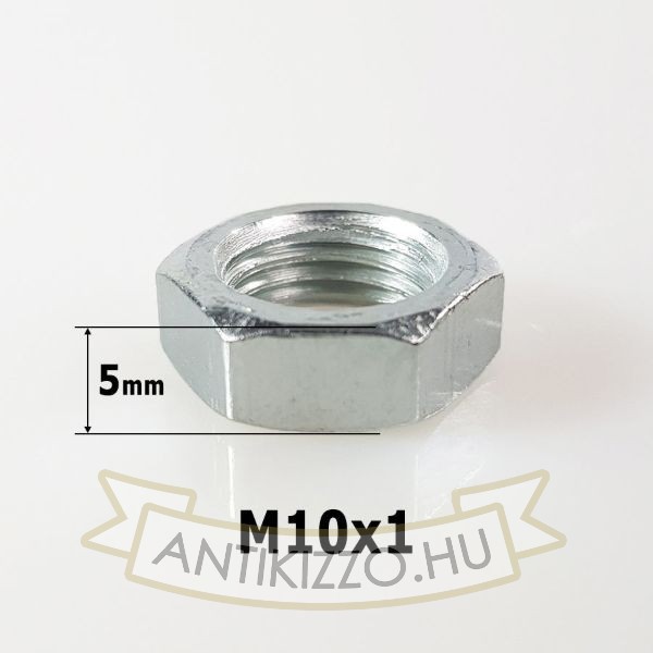 Hexagon anyacsavar M10 - 5mm