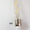 LED filament dekor izzó - T185 henger víztiszta - 6 watt 700LM