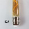 LED filament dekor izzó - T185 henger antikolt - 6 watt 650LM