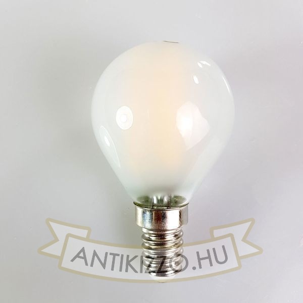 LED filament dekor izzó - G45 opál - 4 watt - szabályozható