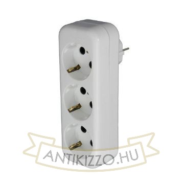 Földelt 3-as hálózati elosztó