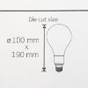LED Smd fényforrás - G100 - 5 watt - meleg fehér