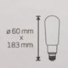 LED Smd fényforrás - T60 - 5 watt - meleg fehér	