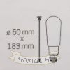 LED Smd fényforrás - T60 - 5 watt - meleg fehér	