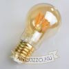LED filament dekor izzó - A60 Spiral - 4 watt