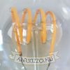 LED filament dekor izzó - A60 Spiral - 4 watt