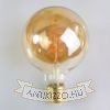 LED filament dekor izzó - G95 Spiral - 4 watt