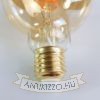 LED filament dekor izzó - G95 Spiral - 4 watt