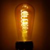 LED filament dekor izzó - ST64 Spiral - 4 watt