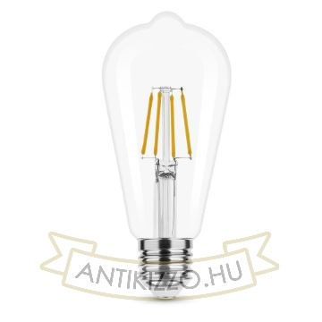 Modee Lighting LED Izzó Filament ST64 4W E27 360° 2700K (440 lumen)