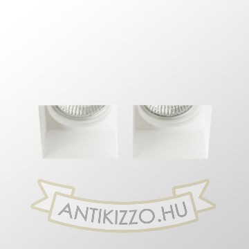 Kép QUO SQ II süllyesztett lámpa  gipsz 230V LED GU10 2x8W