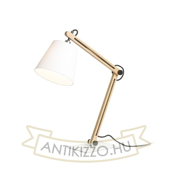 NIZZA 18/15 lámpabúra  Polycotton fehér/fehér PVC  max. 28W