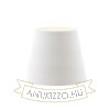 NIZZA 18/15 lámpabúra  Polycotton fehér/fehér PVC  max. 28W
