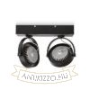 Kép KELLY LED II DIMM fali lámpa fekete 230V LED 2x12W 24° 3000K