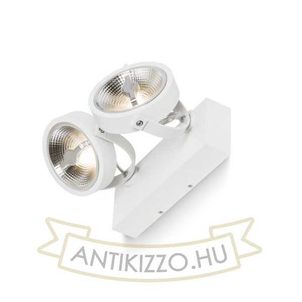 Kép KELLY LED II DIMM fali lámpa fehér 230V LED 2x12W 24° 3000K