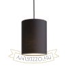 RON 15/20 lámpabúra Polycotton fekete/fehér PVC max. 28W