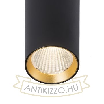 Kép MAVRO függő lámpa fekete/aranysárga  230V LED 12W 38°  3000K