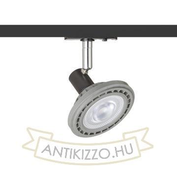 TRICA egyfázisú áramkörös sínre fekete 230V LED GU10 12W