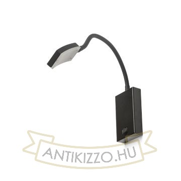 Kép FRISCO W fali lámpa fekete 230V LED 4.2W 120° 3000K