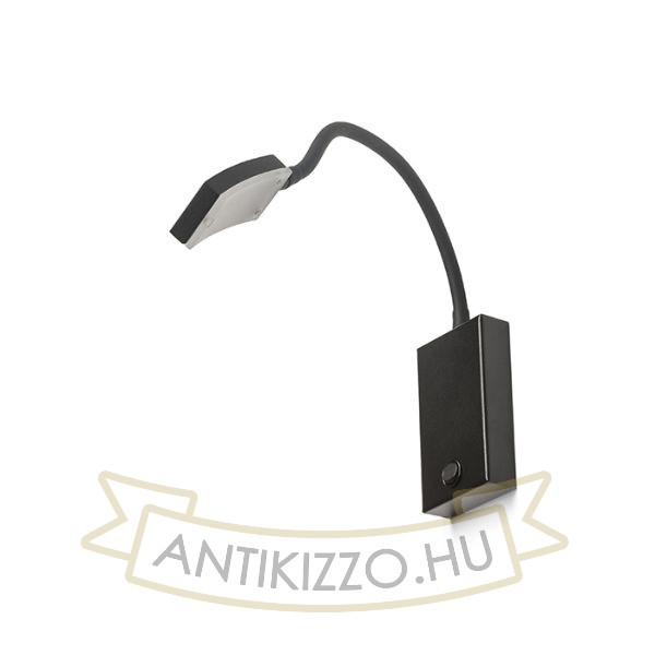 Kép FRISCO W fali lámpa fekete 230V LED 4.2W 120° 3000K