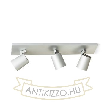 Kép KENNY III felületre szerelhető  szálcsiszolt alumínium/fekete 230V LED GU10 3x8W