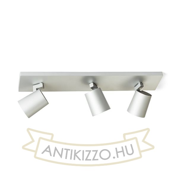Kép KENNY III felületre szerelhető  szálcsiszolt alumínium/fekete 230V LED GU10 3x8W