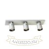 Kép KENNY III felületre szerelhető  szálcsiszolt alumínium/fekete 230V LED GU10 3x8W