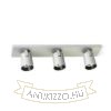 Kép KENNY III felületre szerelhető  szálcsiszolt alumínium/fekete 230V LED GU10 3x8W